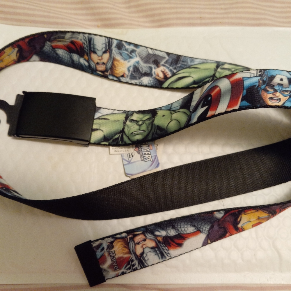 Brand new with tags avengers adjustable belt